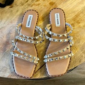Steve Madden square toe studded sandal